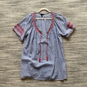 Red, White, and Blue J. Crew Cover Up